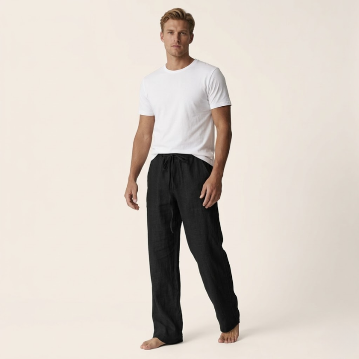Hugo | Leichte Sommerhose mit elastischem Bund