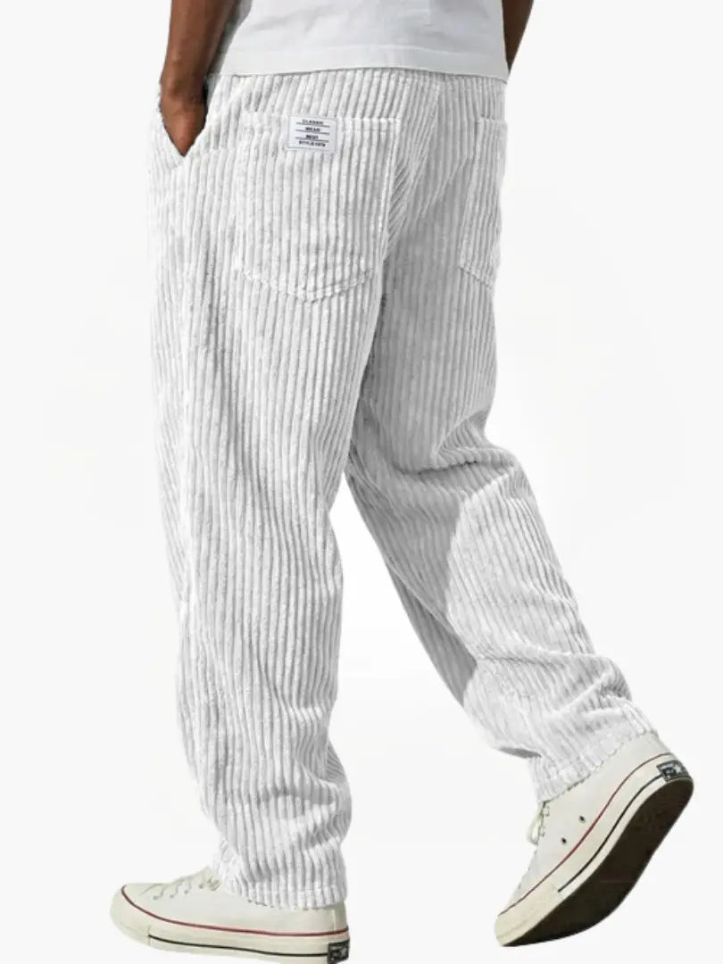 Vintage Herrenhose mit lockerem geradem Schnitt