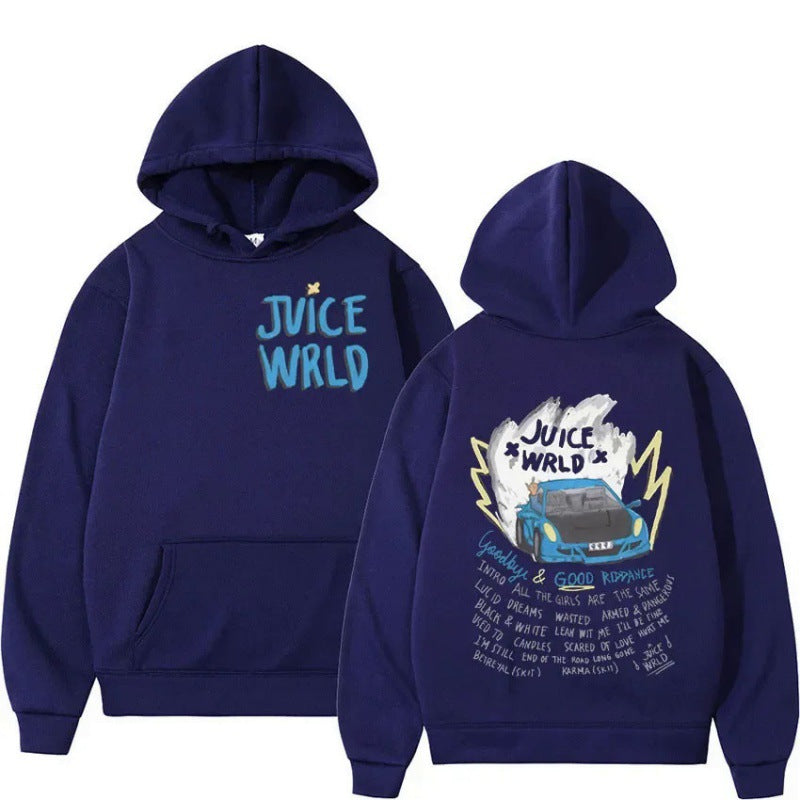Herren Hoodie mit Print im Hip-Hop-Stil