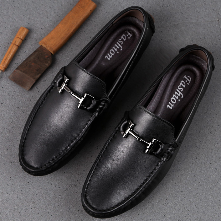 Herren Slip-On Loafer Schuh Casual Look Seitenansicht