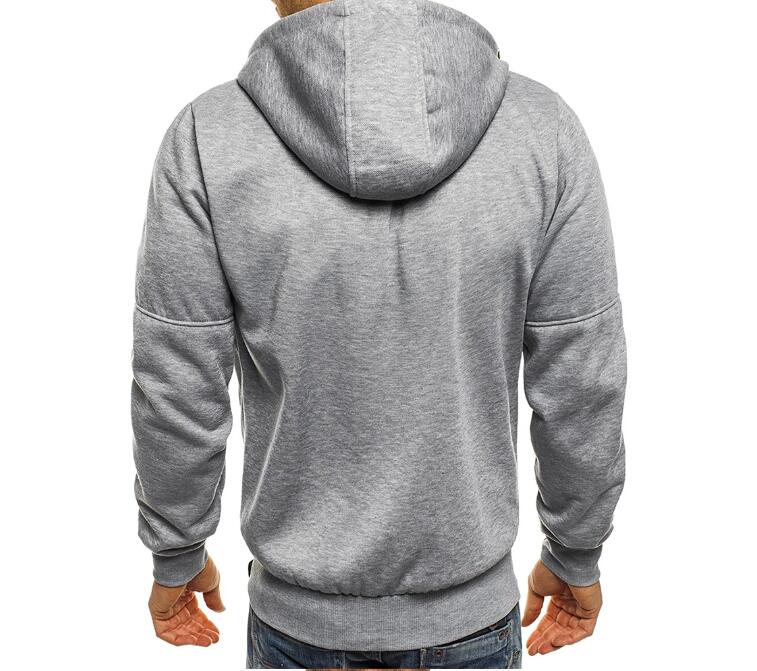 Herren Kapuzenjacke Camouflage mit Reissverschluss