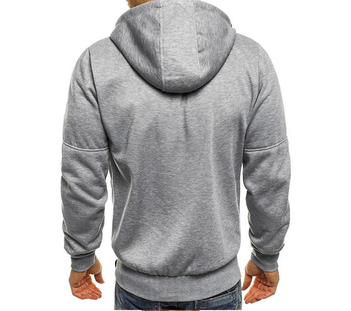 Herren Kapuzenjacke Camouflage mit Reissverschluss