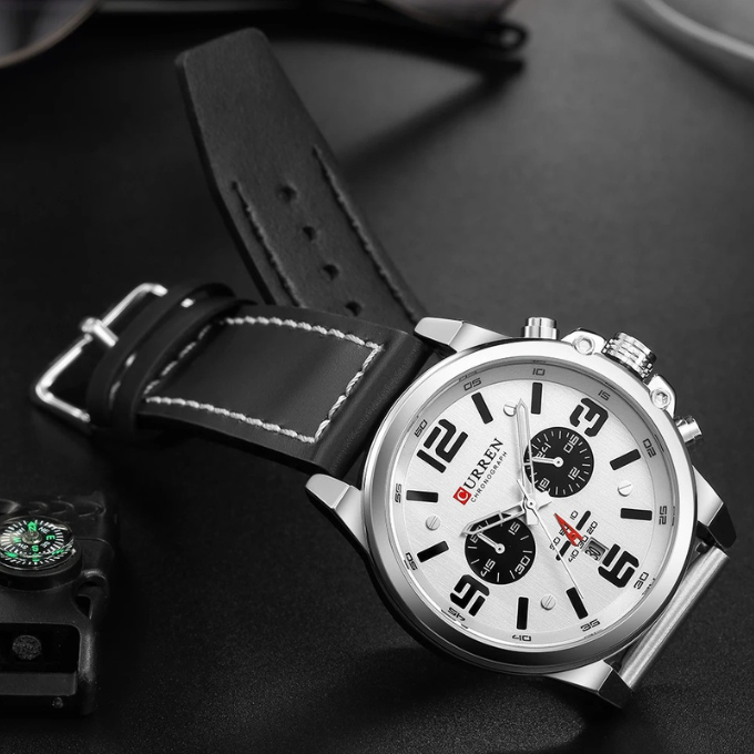 Hudson | Herren Armbanduhr mit rundem Zifferblatt