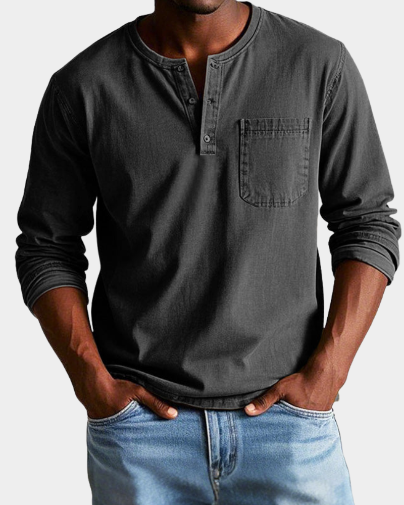 Theodore | Men's Vintage Long-Sleeve Shirt