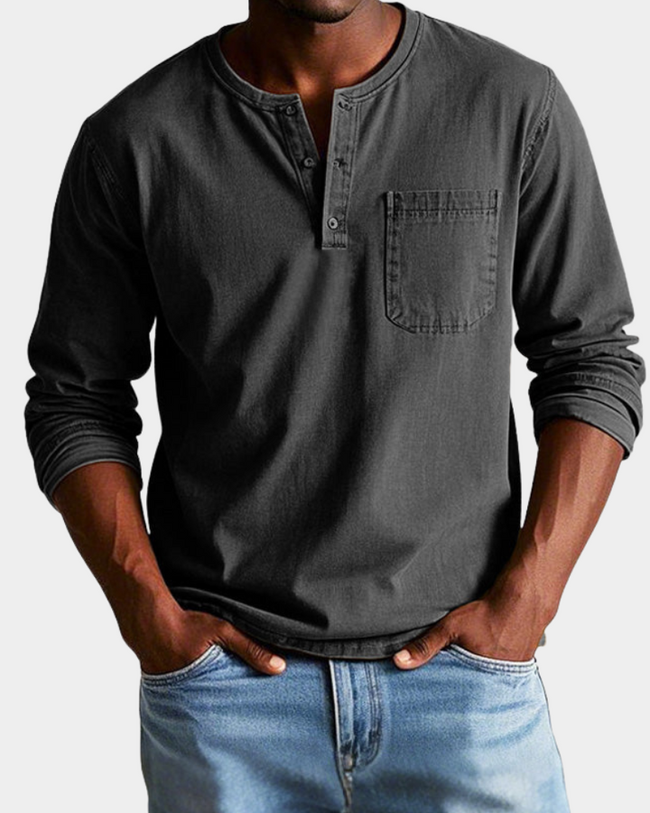 Theodore | Men's Vintage Long-Sleeve Shirt