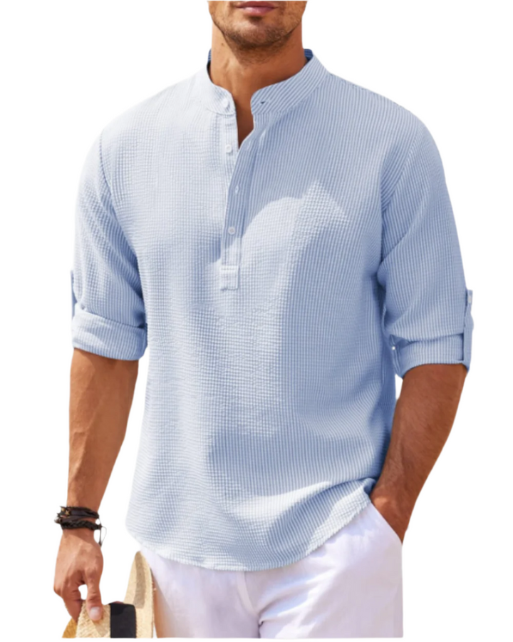 Herren Polo mit Langarm | Elegantes Freizeitshirt | Vielseitig für Alltag und Büro