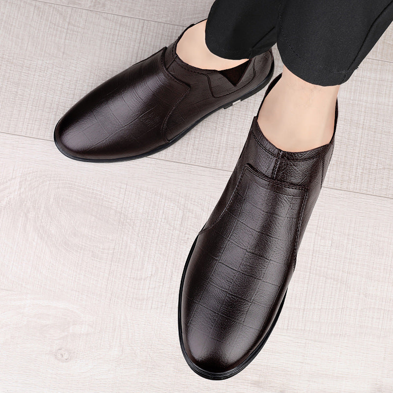 Herren Lederstiefel für den Winter in Schwarz und Braun