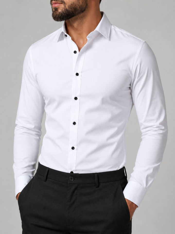 Hugo | Herren Stretch Hemd mit langem Arm