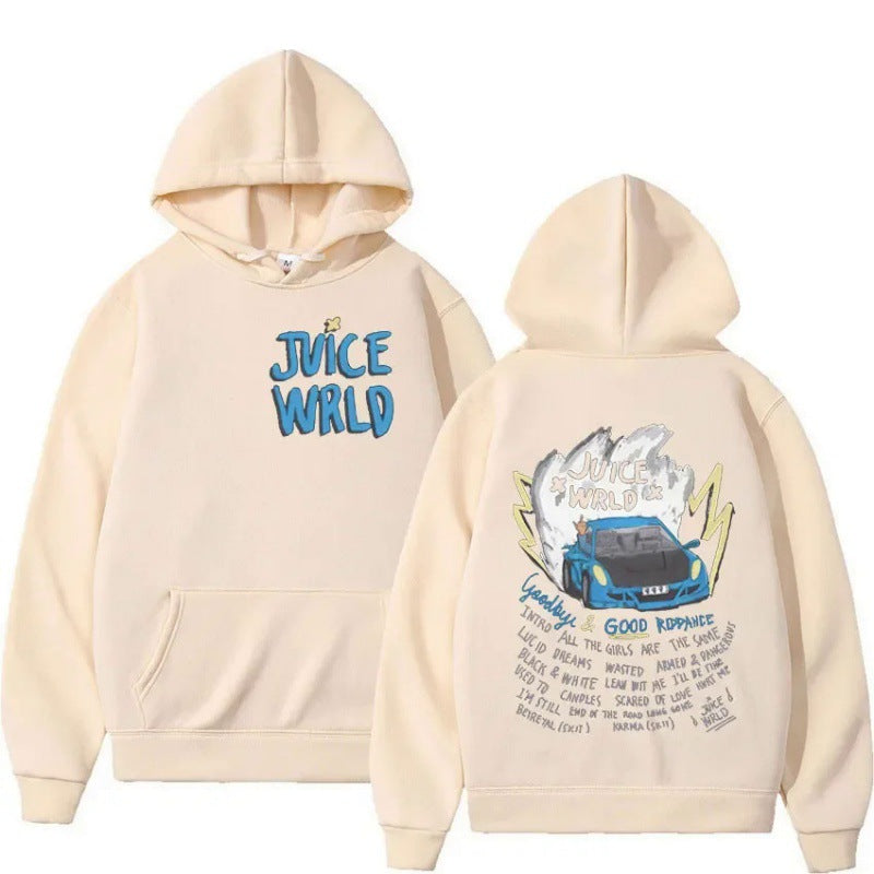 Herren Hoodie mit Print im Hip-Hop-Stil