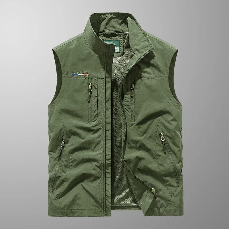 Odin | Herren Outdoor Weste mit Stehkragen