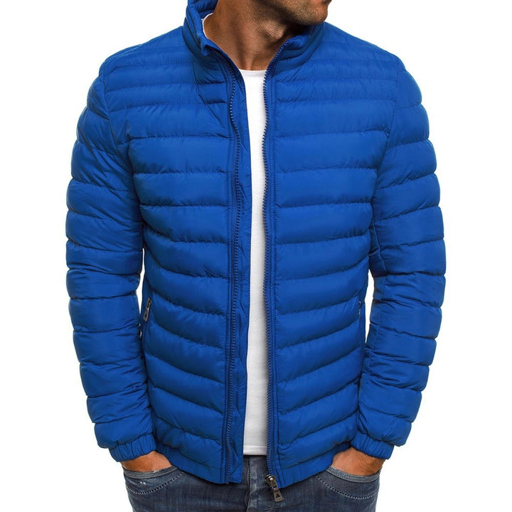 Herren Parka mit Reissverschluss in Vorderansicht