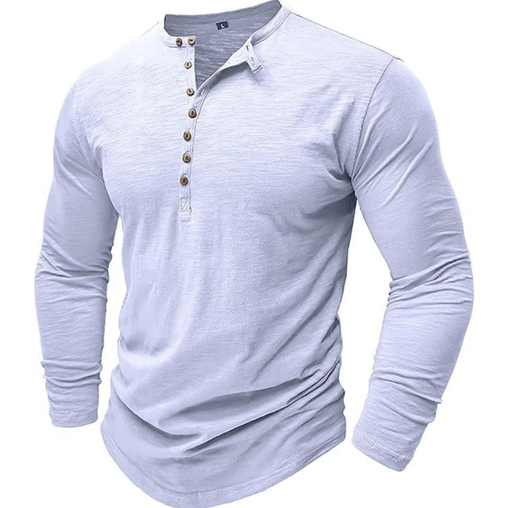 Joris | Herren Henley Shirt aus Baumwolle