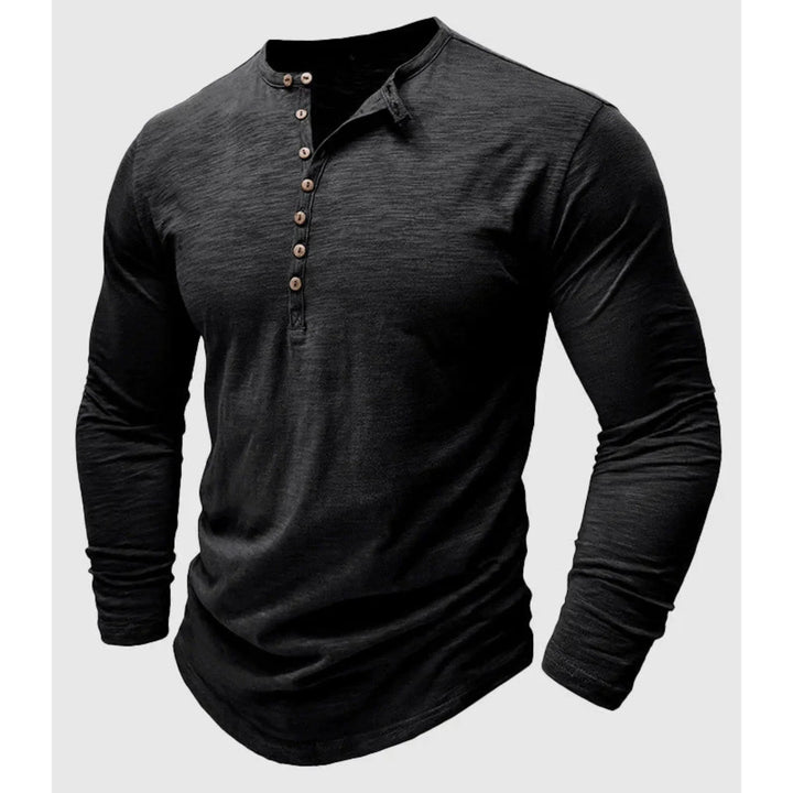 Joris | Herren Henley Shirt aus Baumwolle