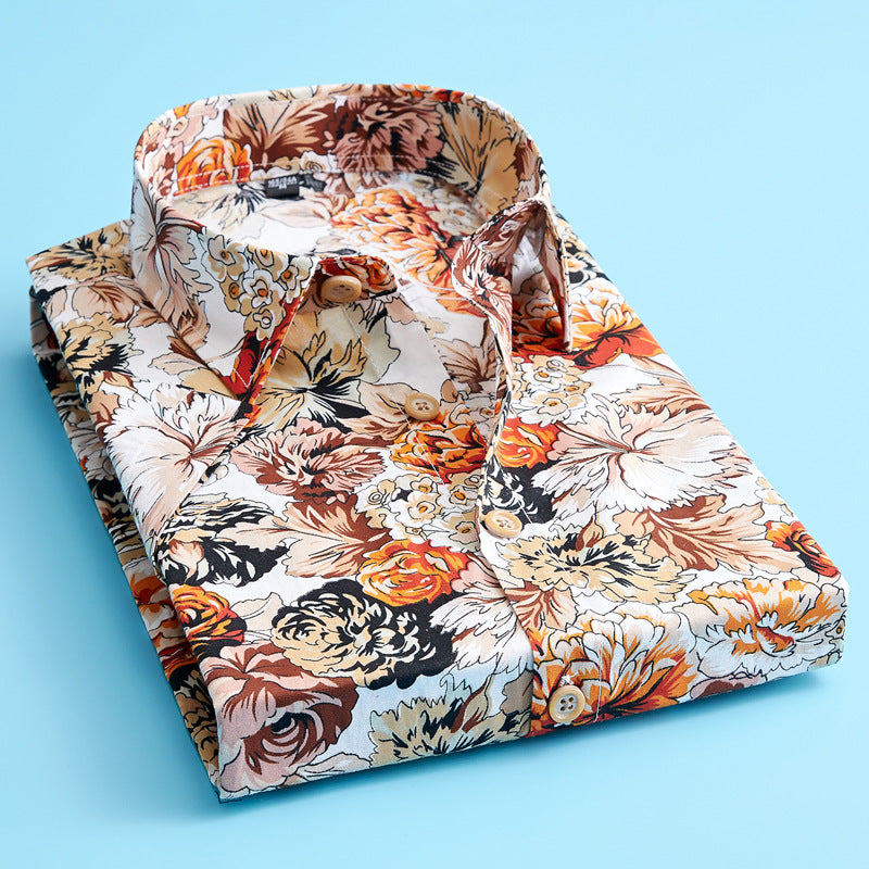 Floris | Hemd mit Blumenmuster