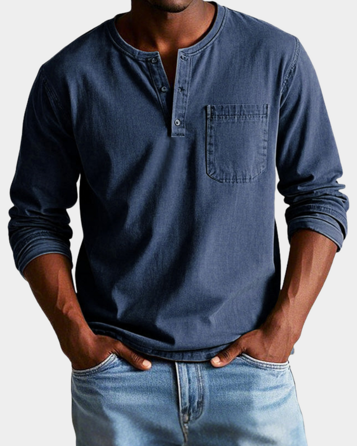 Theodore | Men's Vintage Long-Sleeve Shirt