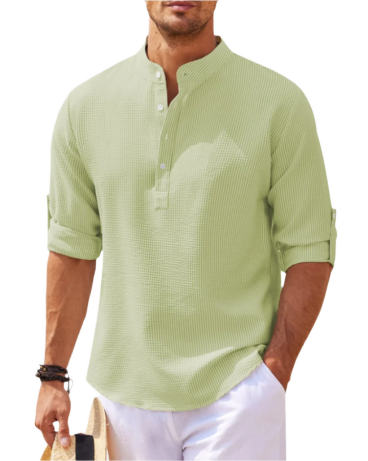 Herren Polo mit Langarm | Elegantes Freizeitshirt | Vielseitig für Alltag und Büro
