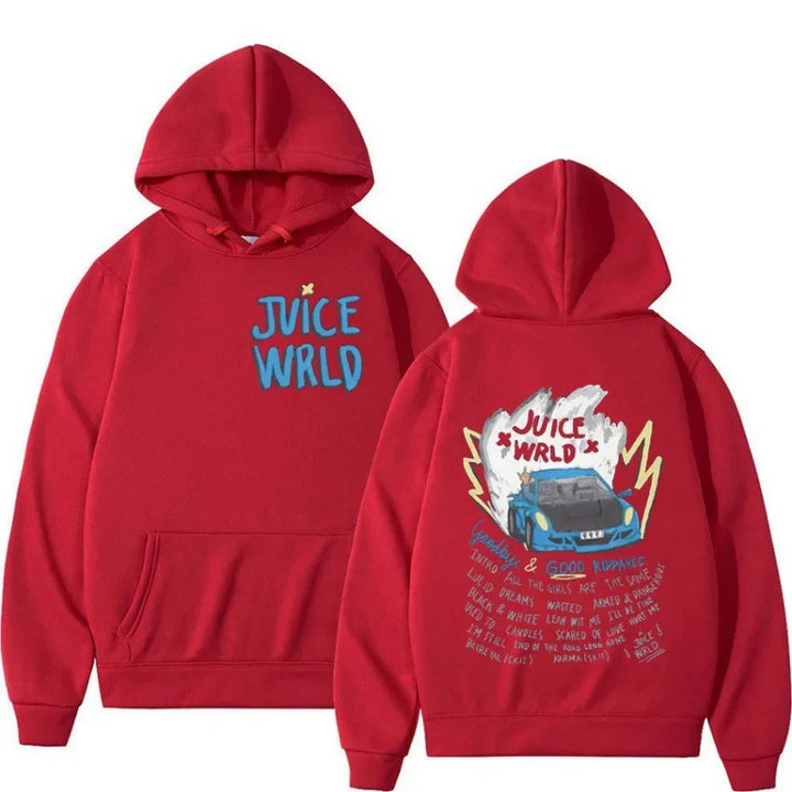 Herren Hoodie mit Print im Hip-Hop-Stil