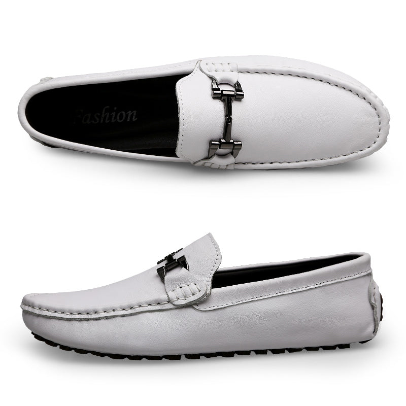 Herren Slip-On Loafer Schuh Casual Look Seitenansicht