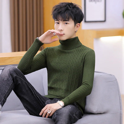 Herren Rollkragenpullover im Slim Fit mit Langarm