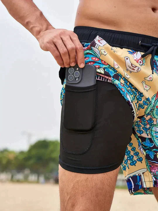 Cristian | Herren Badeshorts mit Print