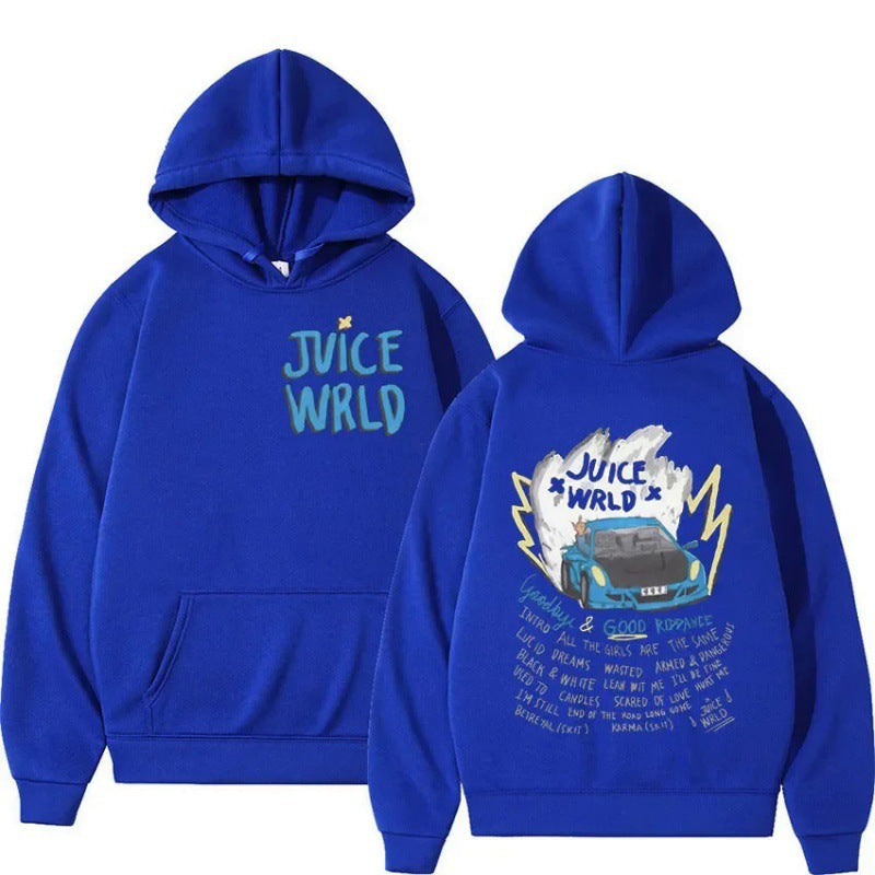 Herren Hoodie mit Print im Hip-Hop-Stil