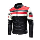 Lorenz | Chaqueta de moto retro para hombre con cuello alto