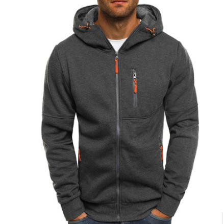 Herren Kapuzenjacke Camouflage mit Reissverschluss