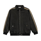 Levi | Men’s Distressed-Look PU Leather Jacket