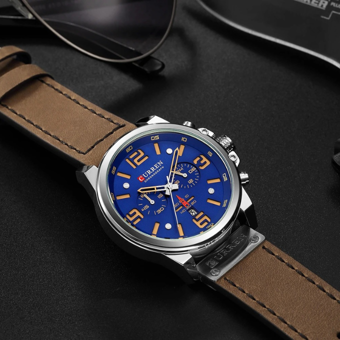 Hudson | Herren Armbanduhr mit rundem Zifferblatt