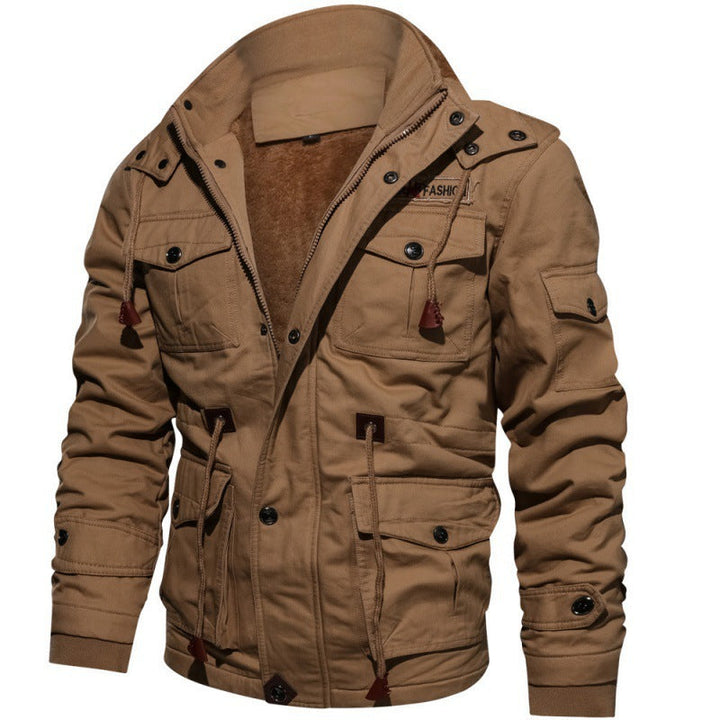 Klemens | Herren Winterjacke mit Kapuze und Fleecefutter