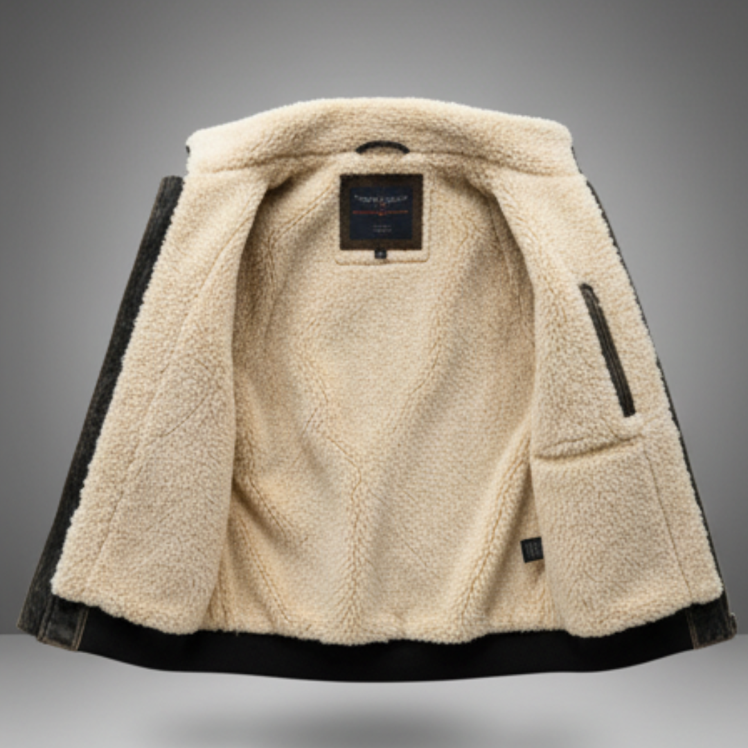 Gregor | Men’s Vintage Jacket with Stand Collar