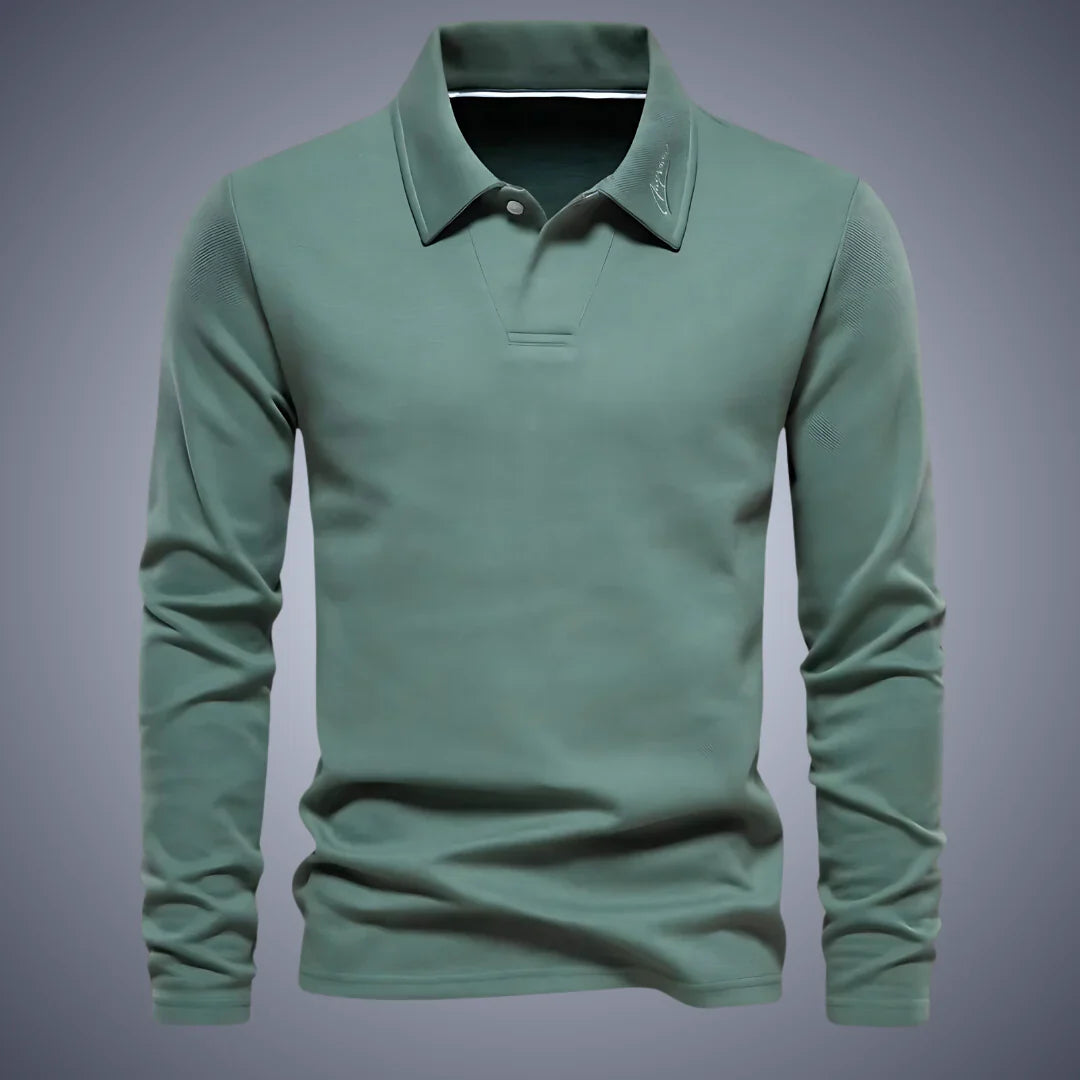 Herren Polohemd mit Kurzarm und Kragen - grün