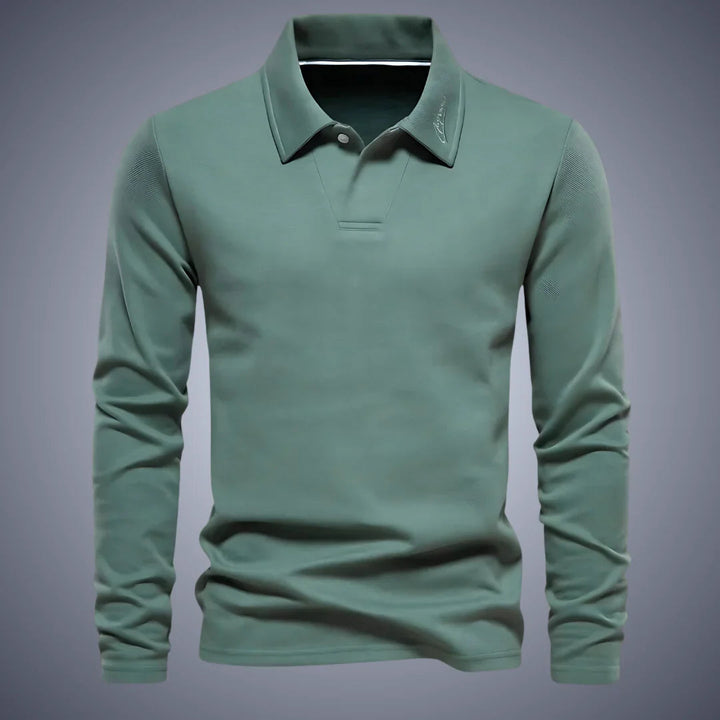 Herren Polohemd mit Kurzarm und Kragen - grün
