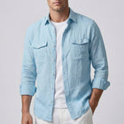 Matteo | Men’s Button-Down Shirt with Chest Pockets