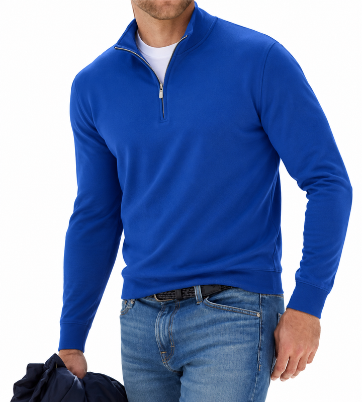 Hugo | Herren Merino Pullover mit Reißverschluss