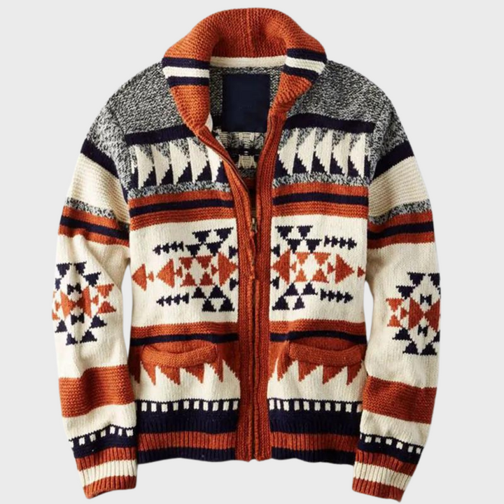 Leander | Herren Strickjacke mit Reißverschluss