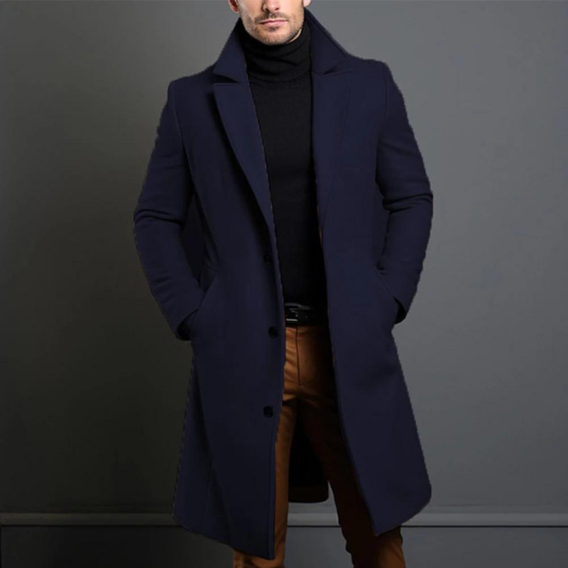 Edgar | Herren Wollmantel mit Reverskragen