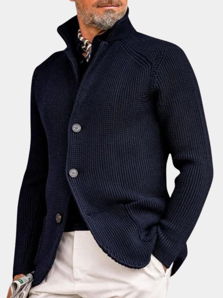 Emil | Herren Cardigan mit Stehkragen