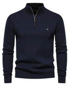 Christian | Men's half-zip pullover with stand-up collar