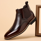 Gregor | Botines Chelsea de cuero para hombre