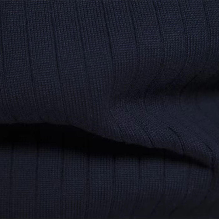 Christian | Herren Half-Zip Pullover mit Stehkragen