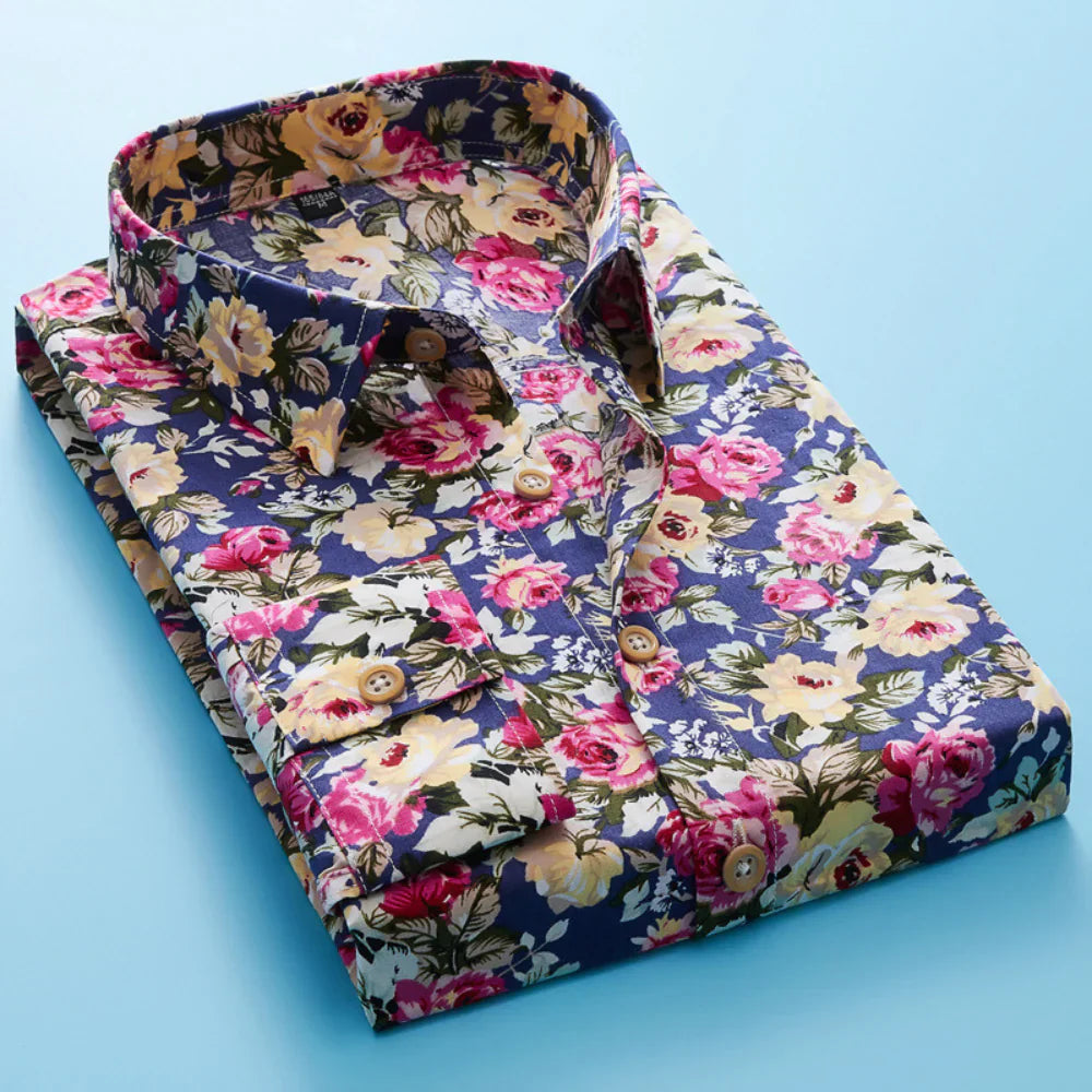 Floris | Hemd mit Blumenmuster