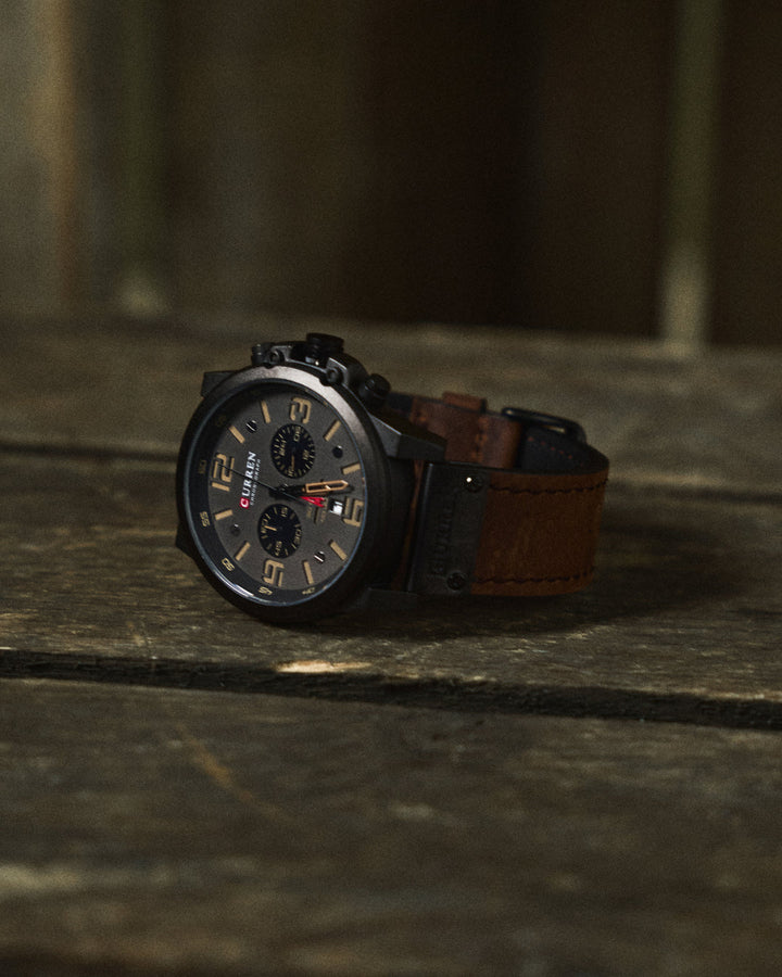 Hudson | Herren Armbanduhr mit rundem Zifferblatt