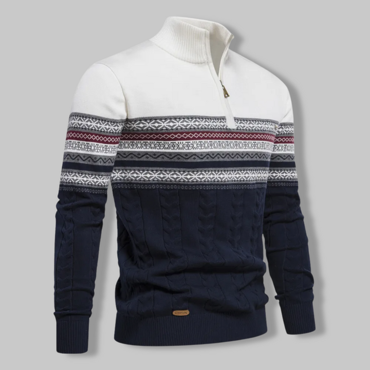 Sweatshirt mit Reißverschluss am Kragen