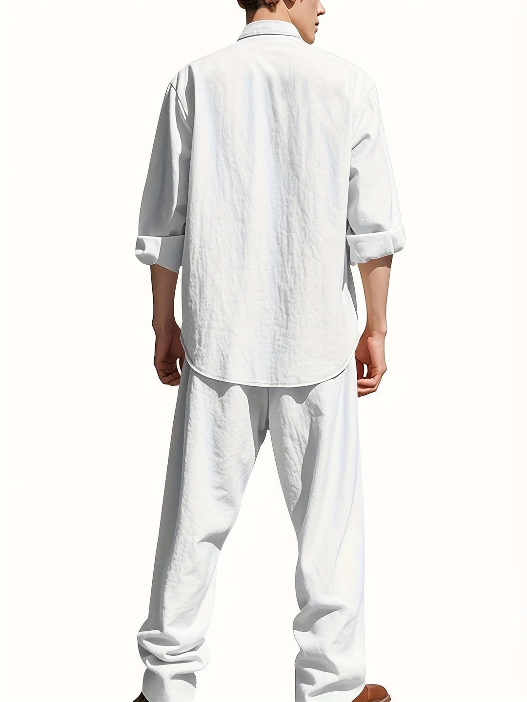 Damian | Herren Leinen Set mit Hemd und Hose