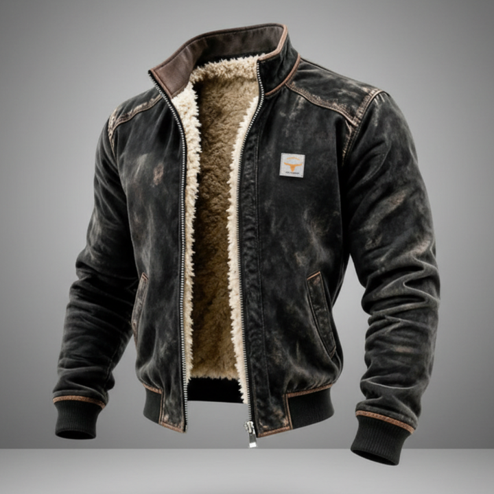Gregor | Men’s Vintage Jacket with Stand Collar