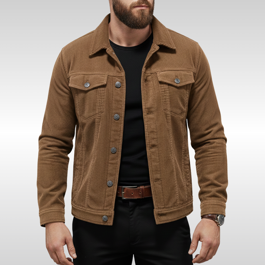 Lukas | Herren Cordjacke mit Brusttaschen