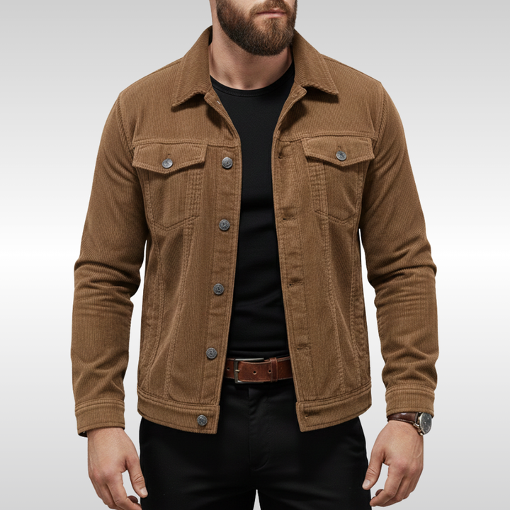 Lukas | Herren Cordjacke mit Brusttaschen