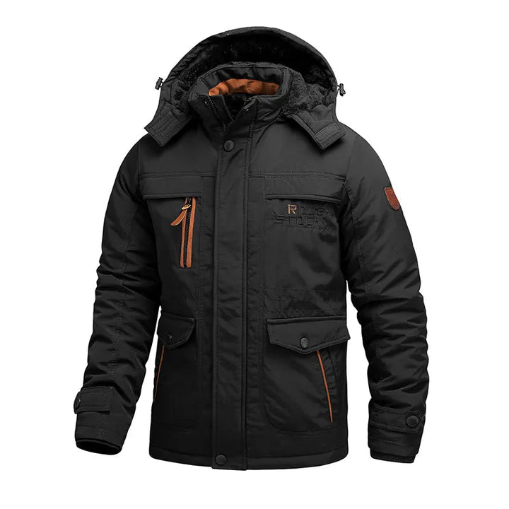 Henning | Herren Winterparka mit abnehmbarer Kapuze