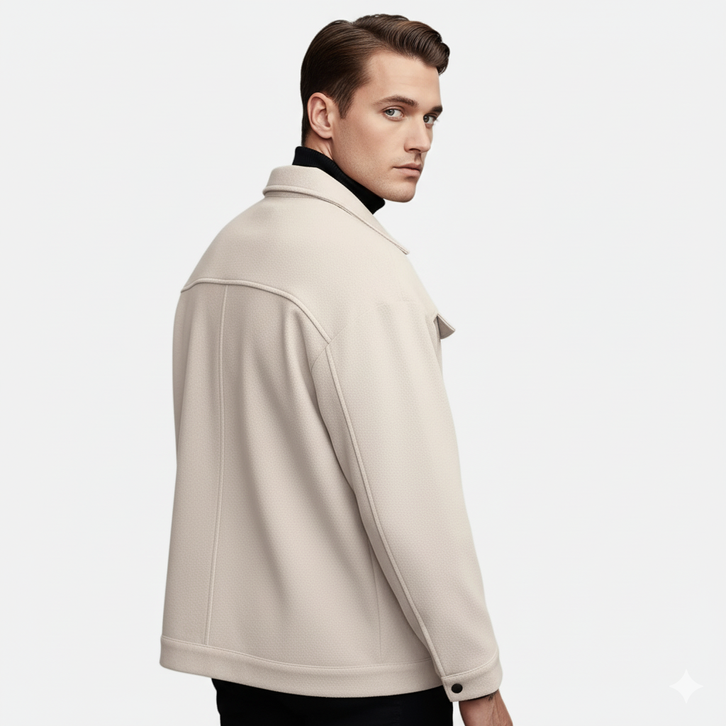 SwissFellas Herren Freizeitjacke, lässiger Casual-Stil